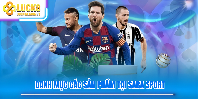 Danh mục các sản phẩm tại saba sport